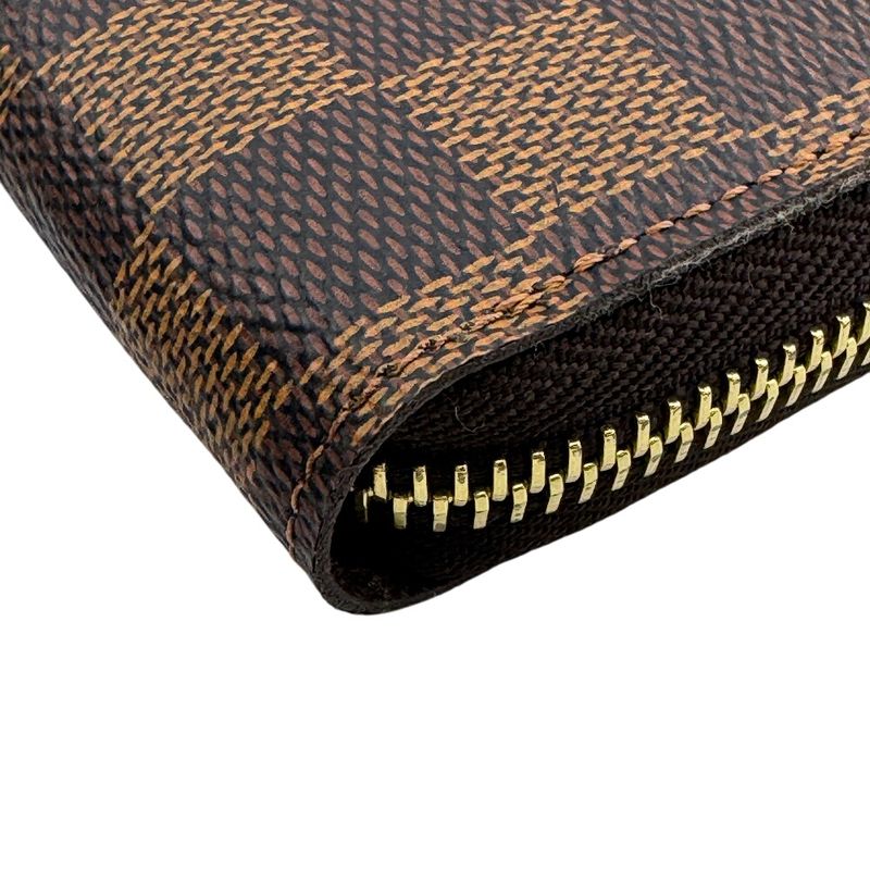 Louis Vuitton N60015 Zippy Wallet Round Zippy Wallet Damier Pattern Long Wallet