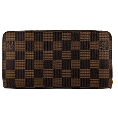 Louis Vuitton N60015 Zippy Wallet Round Zippy Wallet Damier Pattern Long Wallet