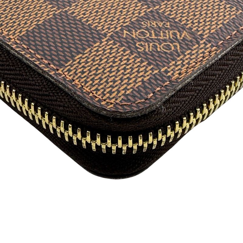 Louis Vuitton N60015 Zippy Wallet Round Zippy Wallet Damier Pattern Long Wallet