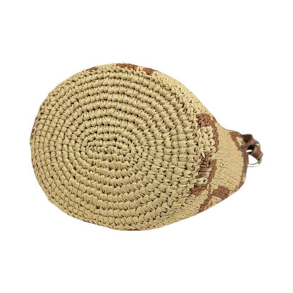 Gucci Woven Mini Bucket Bag Shoulder Bag Fabric 816284 Beige Ladies Gucci