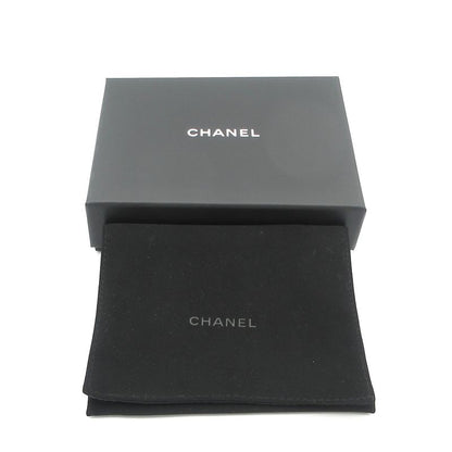 Chanel Coin Case Matelasse Black L-shape Zipper/silver Hardware