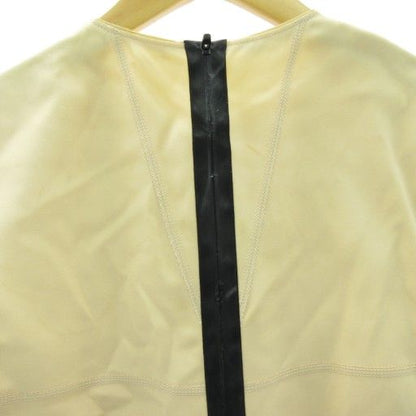 Bottega Veneta Silk Cut And Sewn T-shirt Beige Short Sleeves 38 Approx M