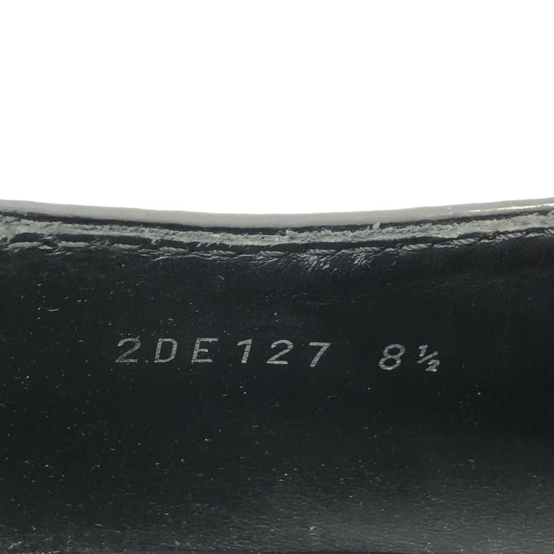 Prada Loafers - Triangle Logo Plate Chocolate Brushed Leather Loafers - 8 1 2 -