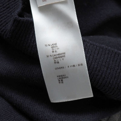 Louis Vuitton Knit Size M Short Sleeves Knit Dress Cut Cashmere Blend Knee