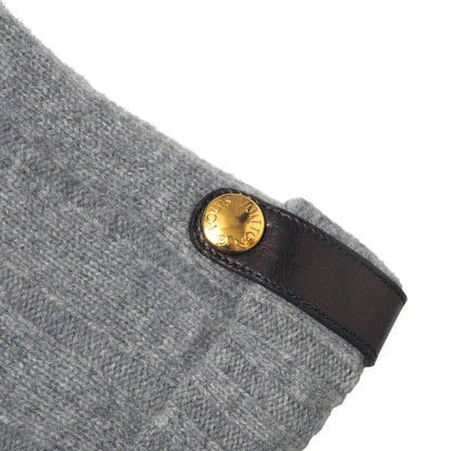 Louis Vuitton Knit Size M Short Sleeves Knit Dress Cut Cashmere Blend Knee