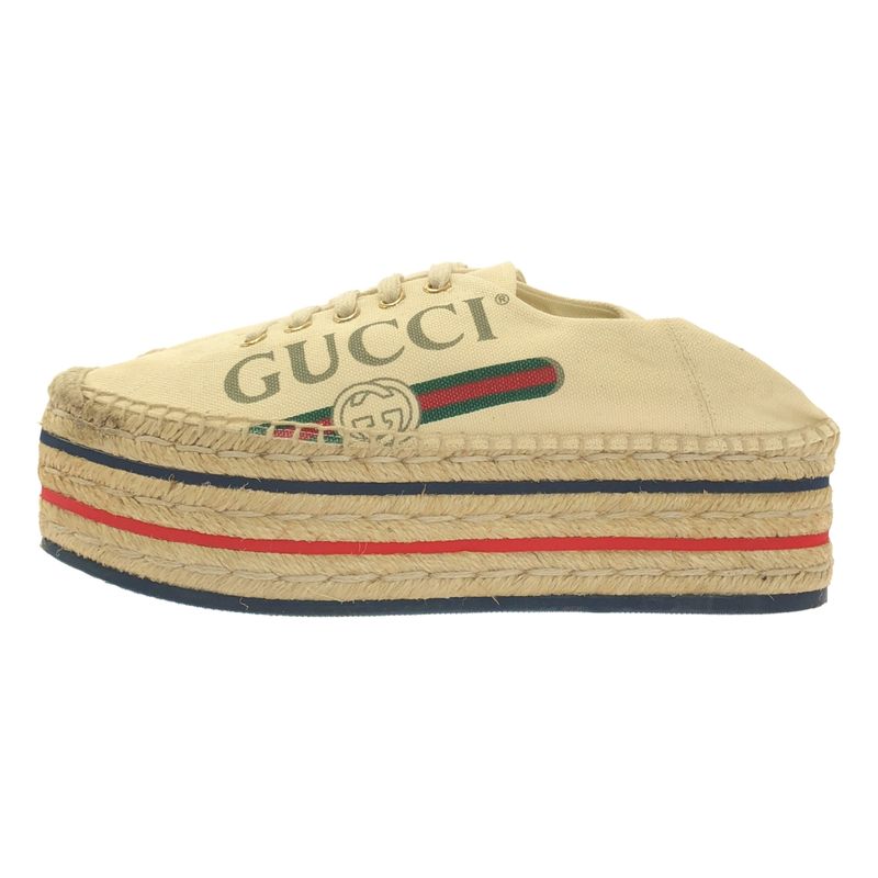 Gucci Canvas Vintage Logo Espadrille Sneakers