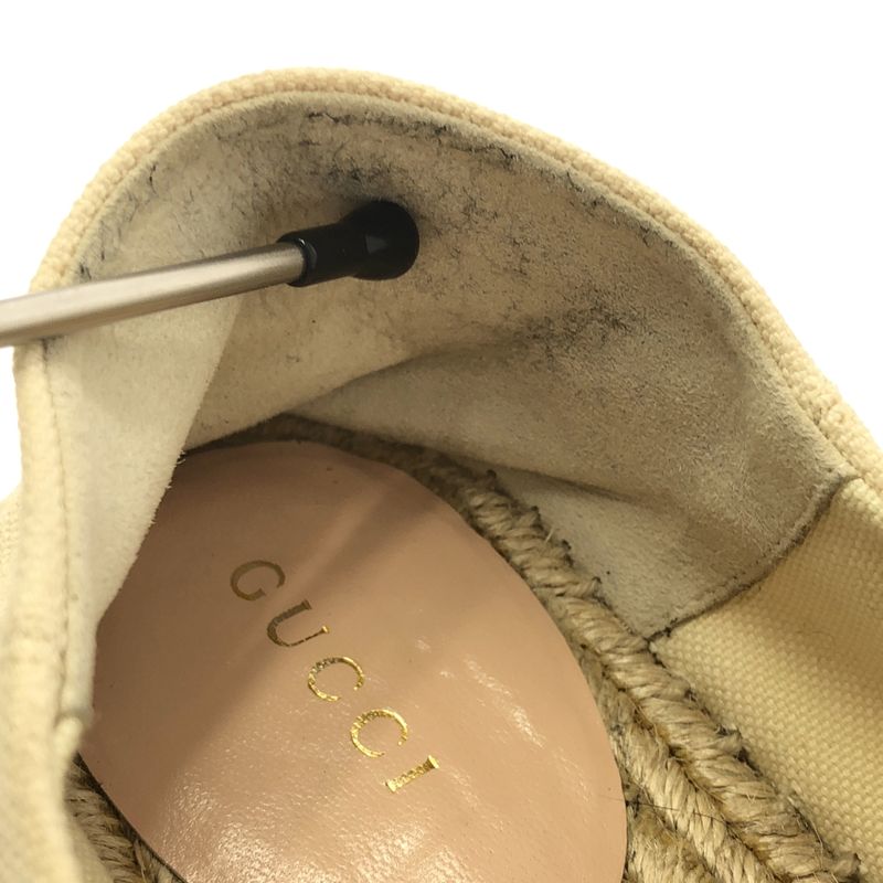 Gucci Canvas Vintage Logo Espadrille Sneakers