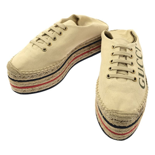Gucci Canvas Vintage Logo Espadrille Sneakers
