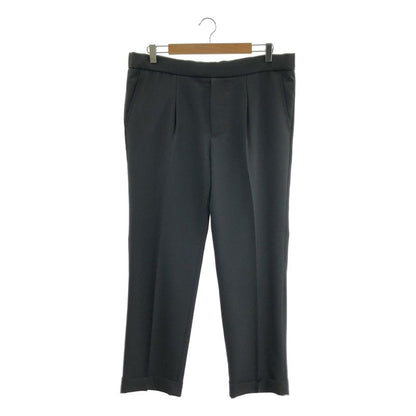 Gucci | Wool Mohair Blend Tapered Slacks | 48 | Black | Men's