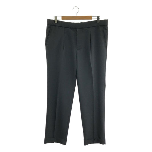 Gucci | Wool Mohair Blend Tapered Slacks | 48 | Black | Men's