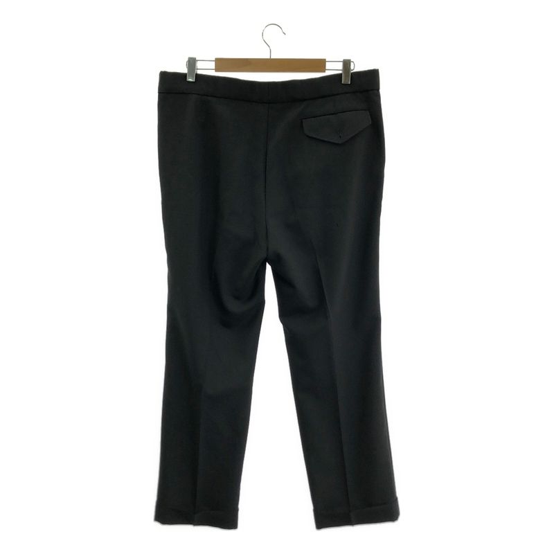 Gucci | Wool Mohair Blend Tapered Slacks | 48 | Black | Men's