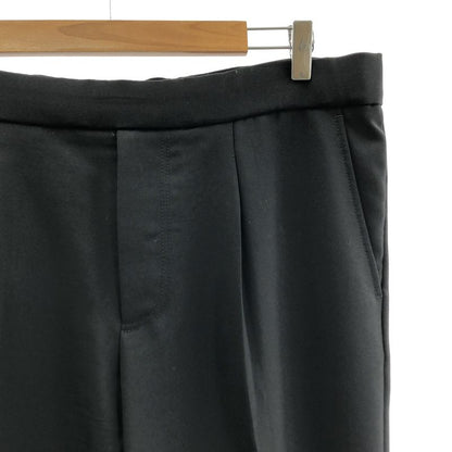 Gucci | Wool Mohair Blend Tapered Slacks | 48 | Black | Men's