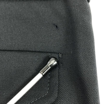 Gucci | Wool Mohair Blend Tapered Slacks | 48 | Black | Men's