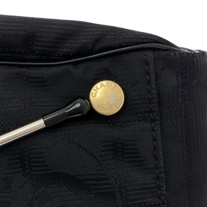 Chanel - A15828 New Travel Line Nylon Jacquard Mini Boston Bag - Black - Women