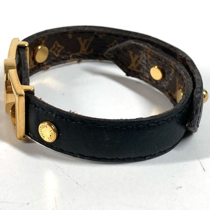 Louis Vuitton Bracelet Dauphine M6558e Leather Black