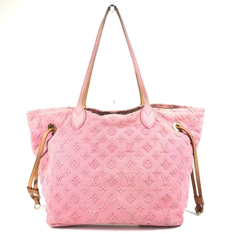 Louis Vuitton Shoulder Bag Neverfull MM M40834 Leather / Canvas Rose Pink