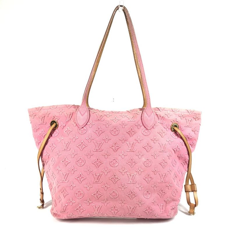Louis Vuitton Shoulder Bag Neverfull MM M40834 Leather / Canvas Rose Pink