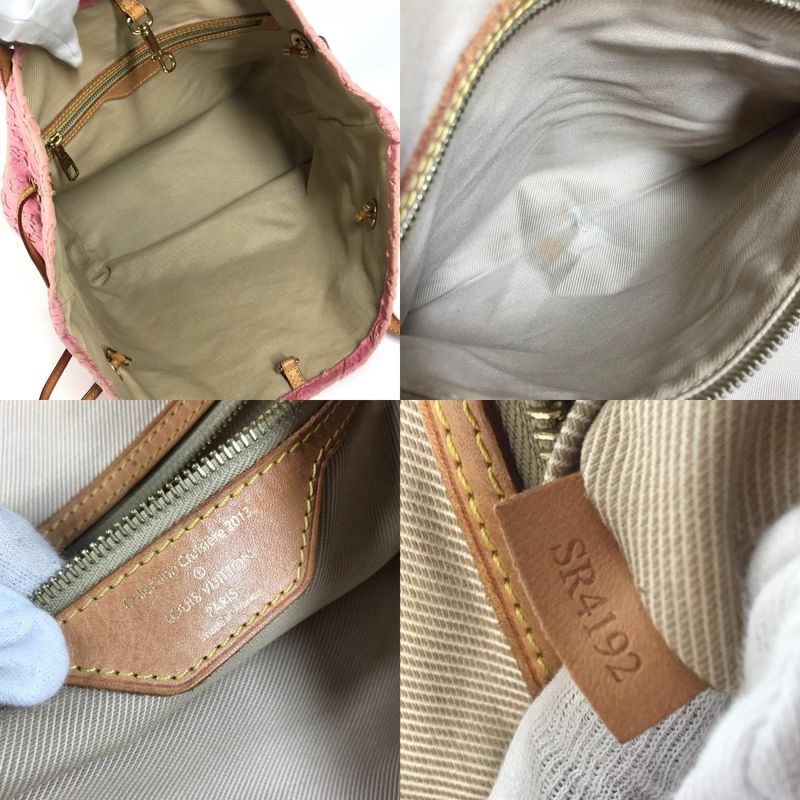 Louis Vuitton Shoulder Bag Neverfull MM M40834 Leather / Canvas Rose Pink