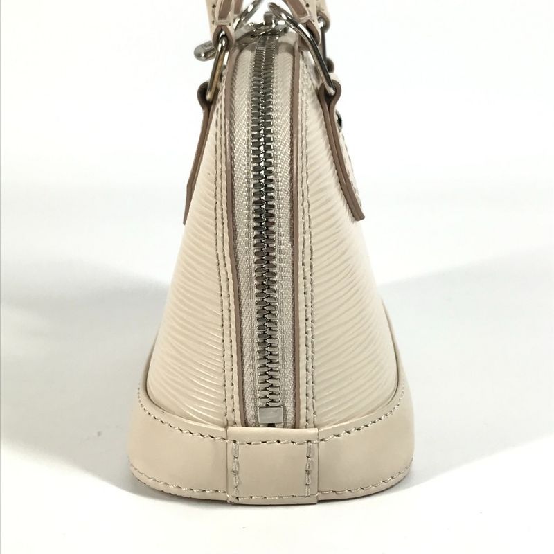 Louis Vuitton Shoulder Bag Nano Alma M82411 Epi Leather Quartz Beige