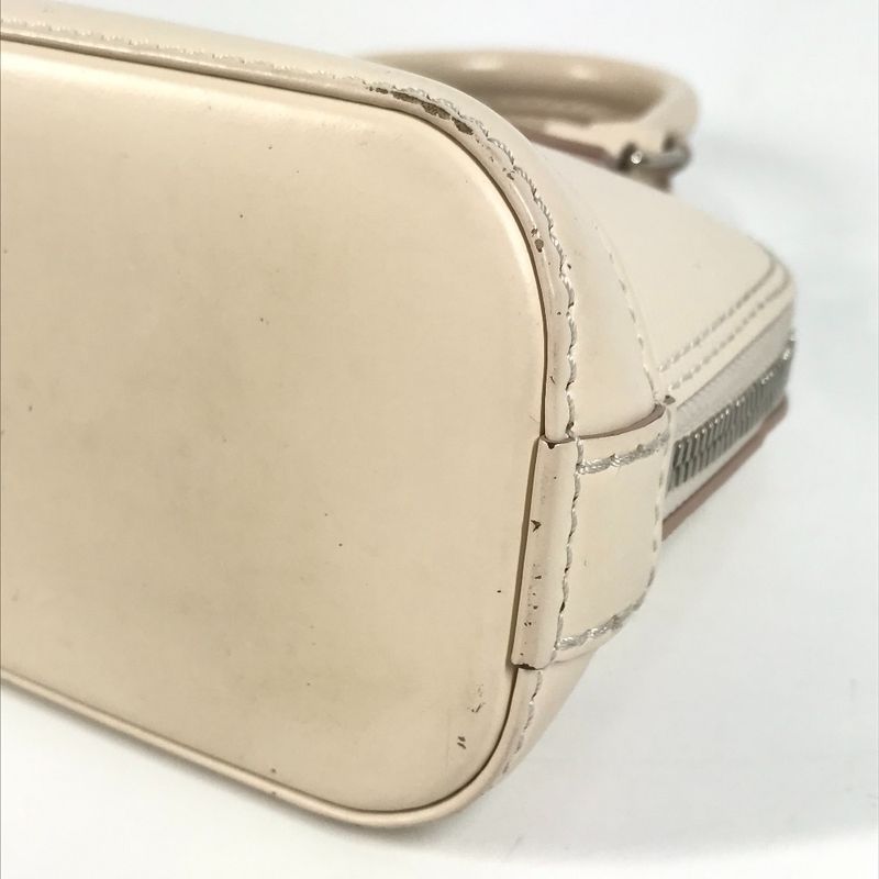 Louis Vuitton Shoulder Bag Nano Alma M82411 Epi Leather Quartz Beige