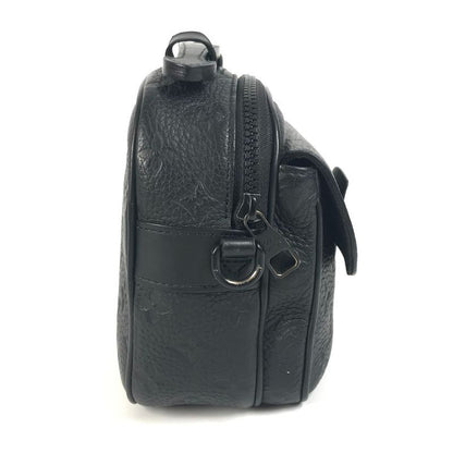 Louis Vuitton Shoulder Bag S-lock Messenger M58489 Taurillon Leather Noir Black