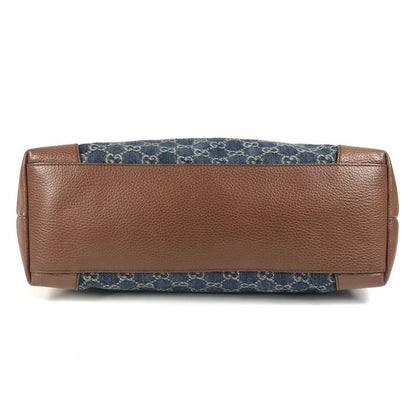 Gucci Shoulder Bag Ouverture Ophidia GG Medium 631685 Denim Blue