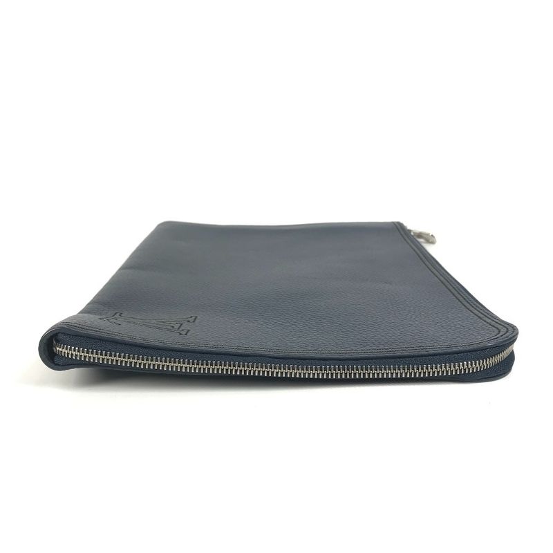 Louis Vuitton Pochette Jules GM M68235 Taurillon Leather Navy