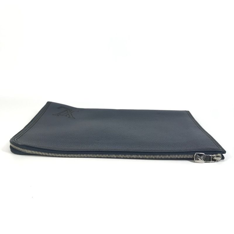 Louis Vuitton Pochette Jules GM M68235 Taurillon Leather Navy