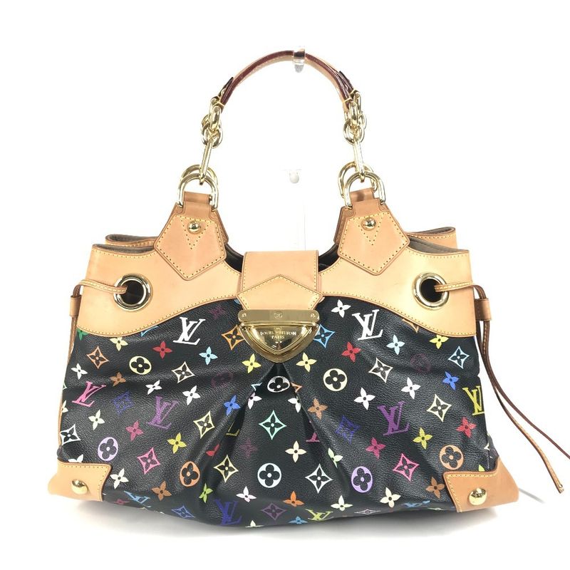 Louis Vuitton Shoulder Bag Ursula M40124 Monogram Multicolor Canvas Noir Black