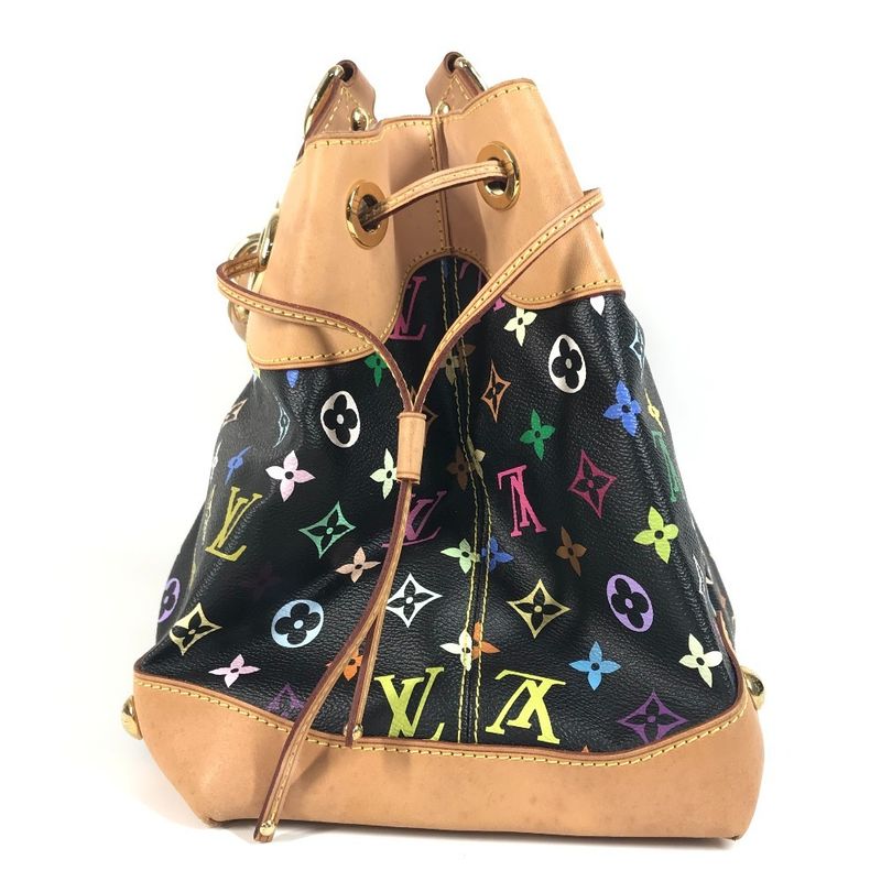 Louis Vuitton Shoulder Bag Ursula M40124 Monogram Multicolor Canvas Noir Black
