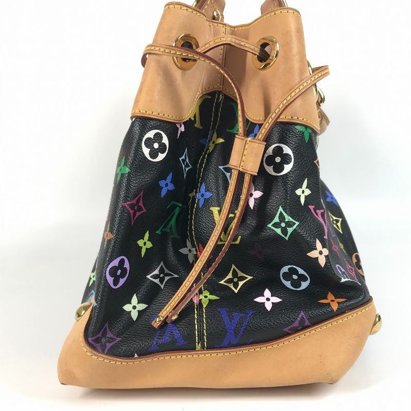Louis Vuitton Shoulder Bag Ursula M40124 Monogram Multicolor Canvas Noir Black