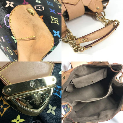 Louis Vuitton Shoulder Bag Ursula M40124 Monogram Multicolor Canvas Noir Black