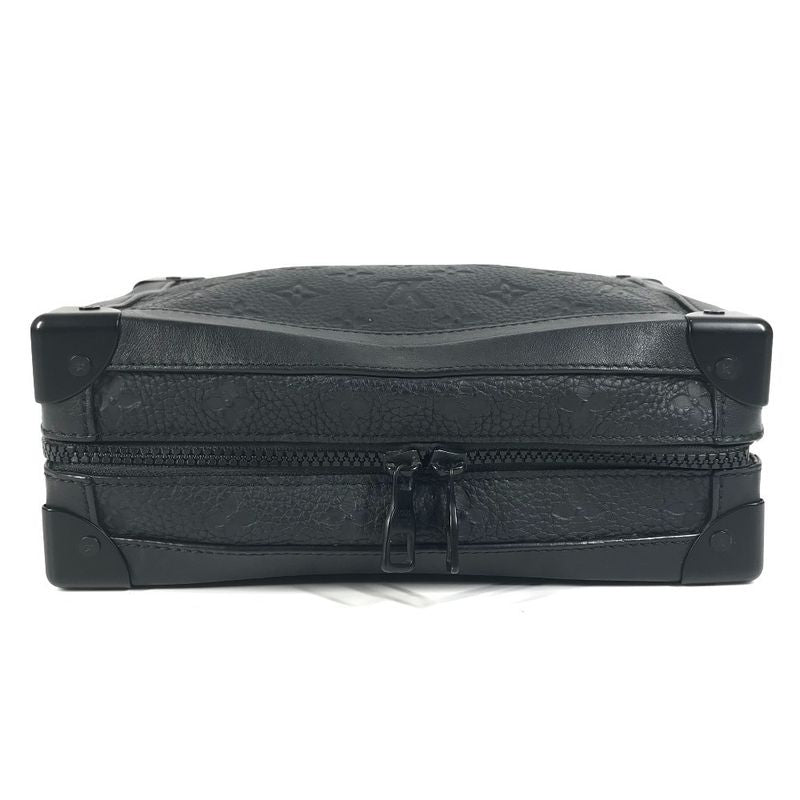 Louis Vuitton Shoulder Bag Soft Trunk M53288 Taurillon Leather Noir Black