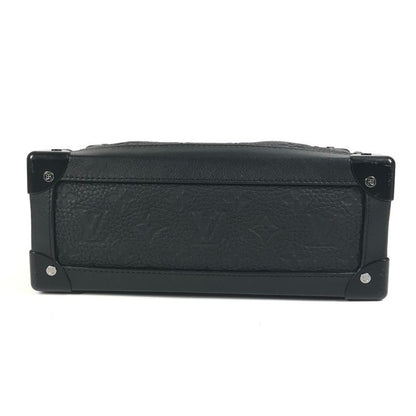 Louis Vuitton Shoulder Bag Soft Trunk M53288 Taurillon Leather Noir Black