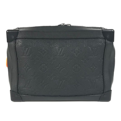 Louis Vuitton Shoulder Bag Soft Trunk M53288 Taurillon Leather Noir Black