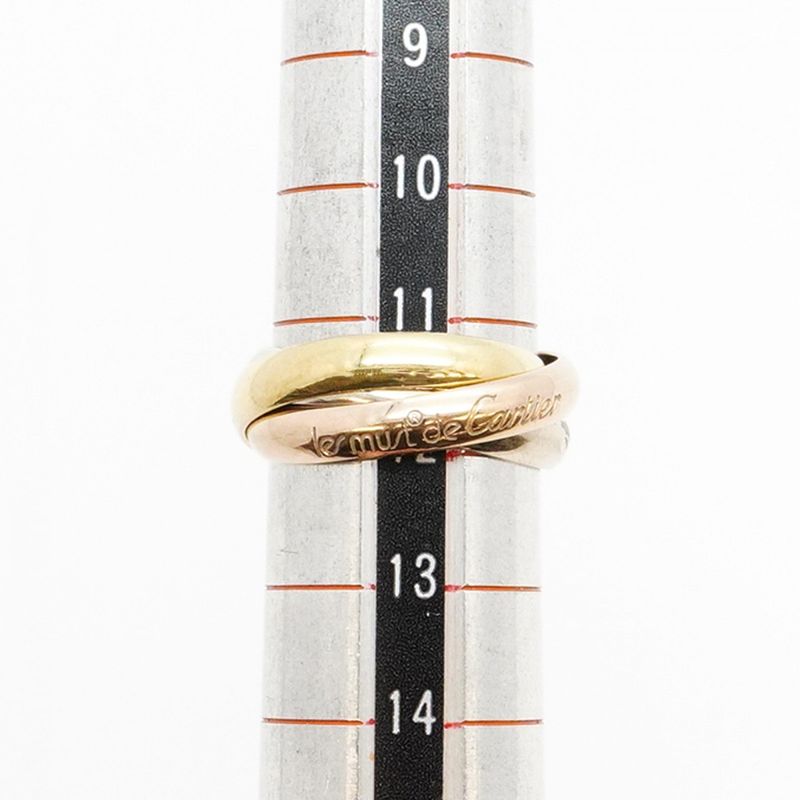 Cartier Ring Trinity 18K Yellow Gold Yellow Gold 18K White Gold White Togo Old