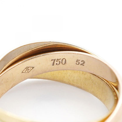 Cartier Ring Trinity 18K Yellow Gold Yellow Gold 18K White Gold White Togo Old