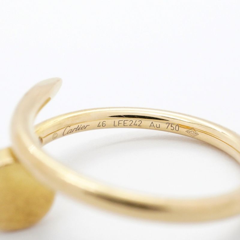 Cartier Ring Juste Un Clou 18K Yellow Gold Yellow Gold #46 Ladies