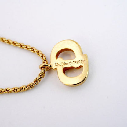 Christian Dior Bracelet CD Logo GP Plated Gold Ladies