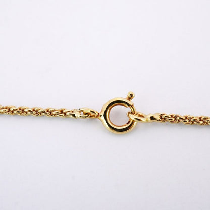 Christian Dior Bracelet CD Logo GP Plated Gold Ladies