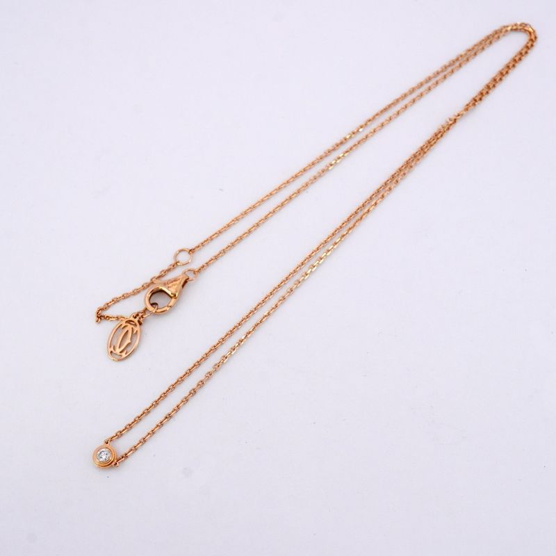 Cartier Necklace D'amour Xs/1pd 18K Pink Gold Pink Gold With Diamonds Ladies
