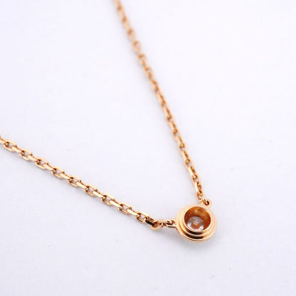 Cartier Necklace D'amour Xs/1pd 18K Pink Gold Pink Gold With Diamonds Ladies