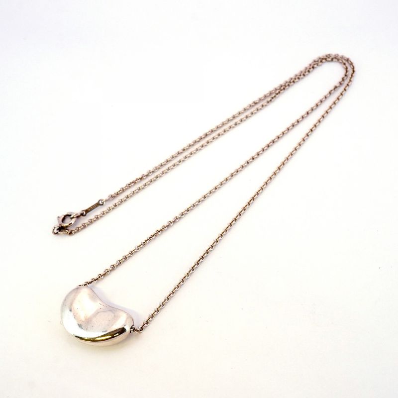 Tiffany & Co Necklace Bean 925 Silver Ladies
