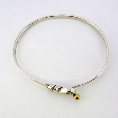 Tiffany & Co Bangle Hook And Eye 18K Yellow Gold Yellow Gold Silver 925 Women