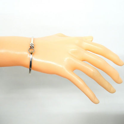 Tiffany & Co Bangle Hook And Eye 18K Yellow Gold Yellow Gold Silver 925 Women