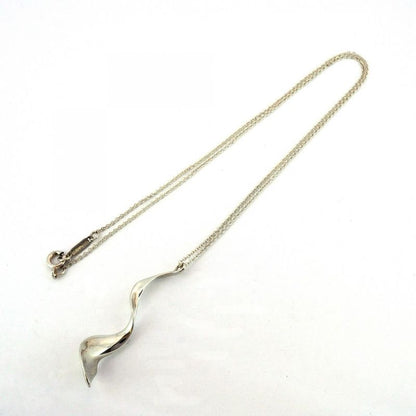 Tiffany & Co Necklace Frank Gehry / Orchid 925 Silver Ladies