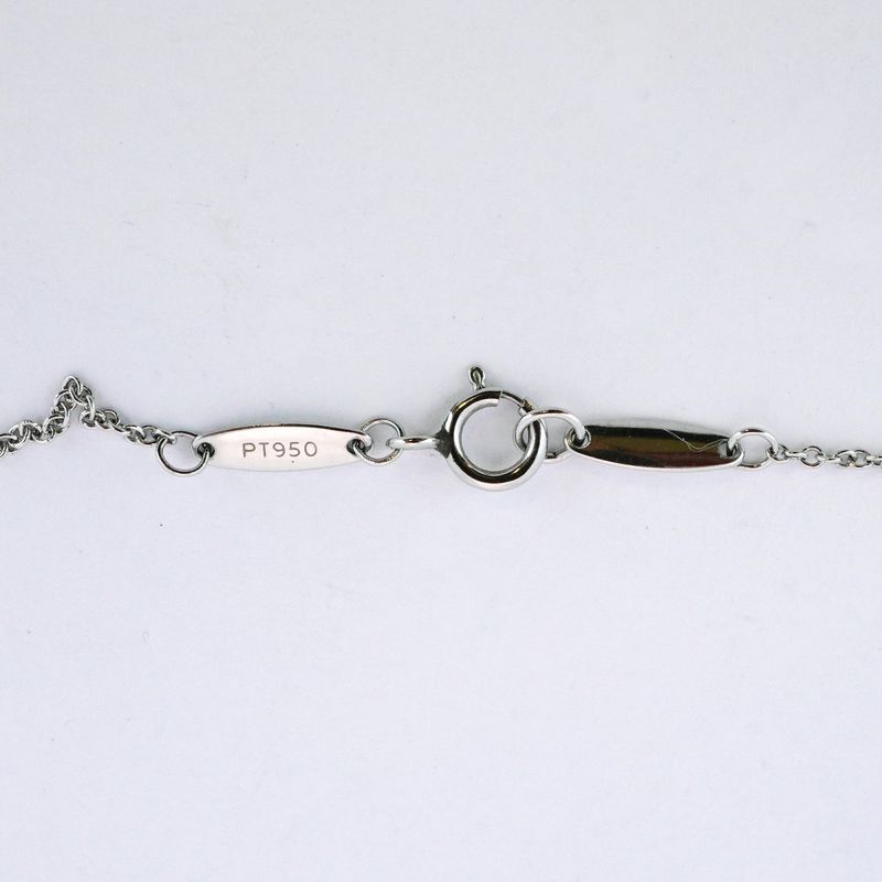 Tiffany & Co Necklace By-the-yard 1PD Pt950 Platinum Diamond Ladies