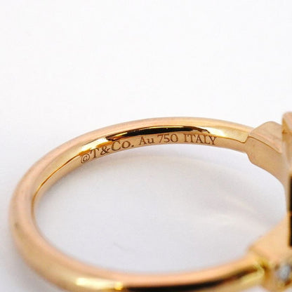 Tiffany & Co Ring T-wire 18K Pink Gold Pink Gold Diamond Mother Of Pearl Size