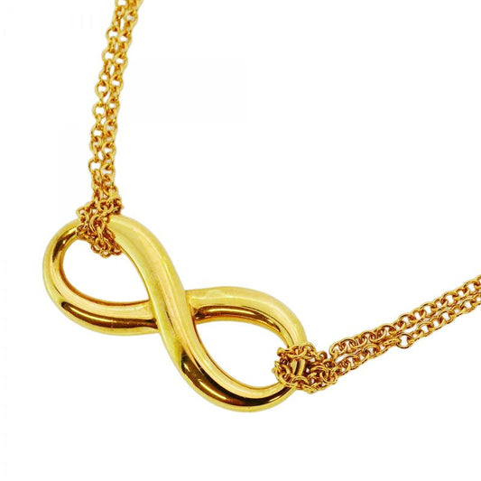 Tiffany & Co Necklace Infinity 18K Yellow Gold Yellow Gold Ladies