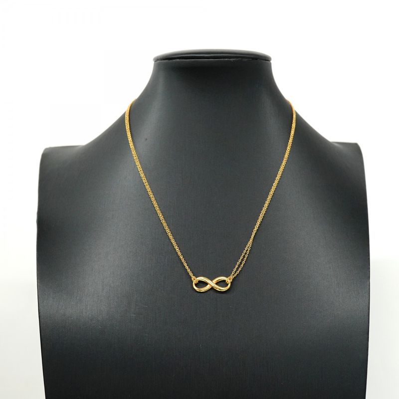 Tiffany & Co Necklace Infinity 18K Yellow Gold Yellow Gold Ladies